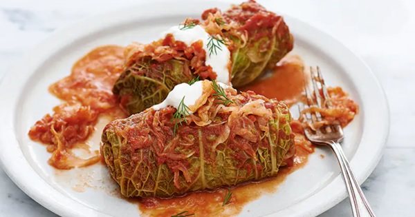 Cabbage Rolls Receta